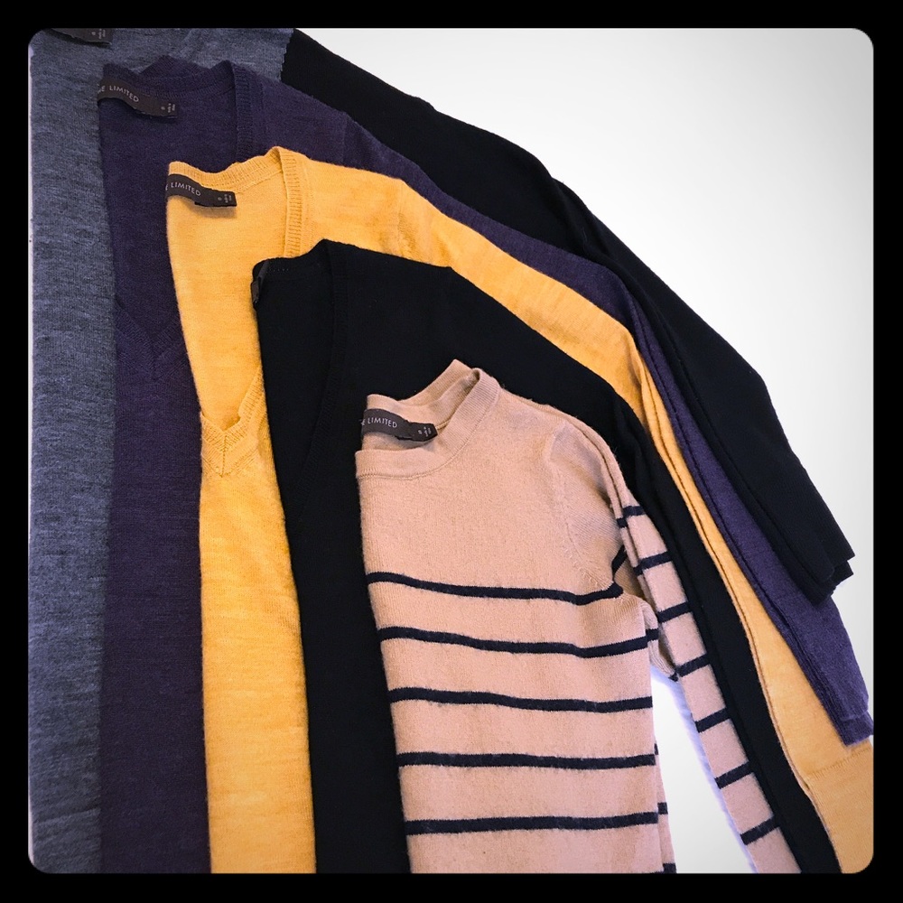 The Limited light weight sweaters